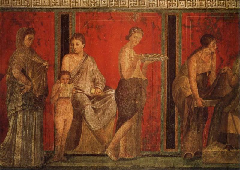 unknow artist Fresco out of Pompei